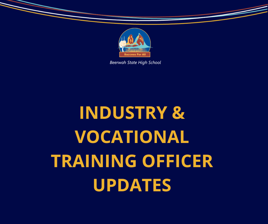 Updates from our Industry & Vocational Training Officer Current Opportunities